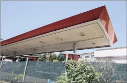  ??  ?? A now derelict Sherwood petrol station is said to be a den for vagrants and criminals.