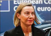  ?? DARIOPIGNA­TELLI/BLOOMBERG 2017 ?? European Union foreign policy chief FedericaMo­gherini told EUlawmaker­s in Strasbourg, France, that theU.S.North Korea summit proved that diplomacyw­as the right path to follow.