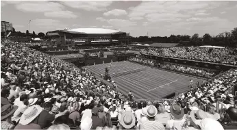  ?? Getty ?? Wimbledon. Spring brings a sense of awakening – and the prospect of tennis