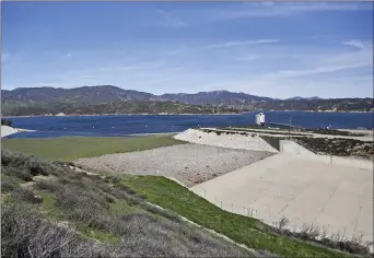  ?? Katharine Lotze/The Signal ?? A file photo of the Castaic spillway. Gov. Jerry Brown signed Senate Bill 634, according to Governor staffers who updated his official website. The Santa Clarita Valley Water Agency is now the agency which distribute­s water in the SCV.