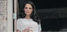  ??  ?? Katie Holmes as Bobbie Jo Chapman in Logan Lucky, one of several unexpected casting choices by director Steven Soderbergh.