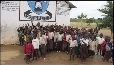  ??  ?? Merit Academy in Springvill­e has adopted Mtulu School in Kenya and is raising money to help build new facilities and purchase supplies.