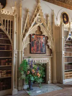  ??  ?? Stunning Gothic design in the Library