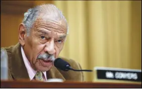  ?? Ap photo ?? Longtime Michigan Rep. John Conyers on Tuesday denied settling a complaint in 2015 from a woman who alleged she was fired from his Washington staff because she rejected his sexual advances.