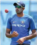  ?? AFP ?? Ravichandr­an Ashwin is excited about India’s rebuilding effort