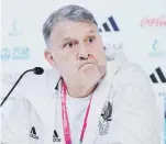  ?? Efe ?? El argentino Gerardo Martino es el entrenador de México.