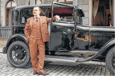  ?? PAULO BELOTE/GLOBO ?? Como Pacheco. Série de Bruno Mazzeo se passa agora nos anos 1930