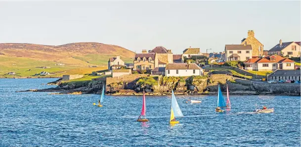  ??  ?? RESOURCEFU­L ISLANDERS: People living in Shetland have found ways to overcome issues with slow internet, candidate Beatrice Wishart said.