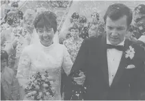  ?? POSTMEDIA FILE ?? Nancy Greene weds Al Raine in April 1969.