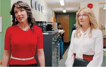  ?? NETFLIX ?? Katherine Heigl as Tully (left) and Sarah Chalke as Kate star in “Firefly Lane.”