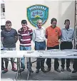  ?? FOTO: EL HERALDO ?? los detenidos son acusados por el delito de asesinato.