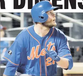  ?? Ray Stubblebin­e ?? NOT GOOD, DUDE: Lucas Duda entered Saturday with just four hits in his previous 24 at-bats.