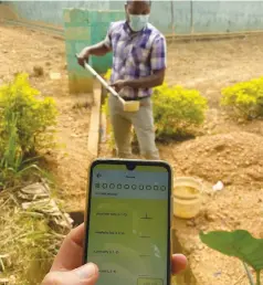  ??  ?? THE ZZAPP APP is to be used to aid the fight against malaria in African towns and villages.