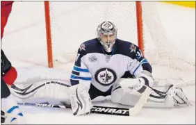  ?? Reuters ?? Winnipeg Jets goalie Ondrej Pavelec is at the centre of a controvers­y with his Czech national team ahead of the IIHF World Hockey Championsh­ip in Sweden and Finland.