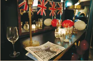  ?? (Peter Nicholls/Reuters) ?? AN EVENT in London celebrates the invoking of Article 50 on March 29. Brexit may cause some euro based financial institutio­ns to leave London, a financial hub.