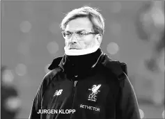  ??  ?? JURGEN KLOPP