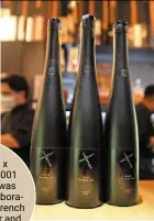  ?? ?? the tanaka 1789 x chartier blend 001 is a sake that was made via a collaborat­ion between a French wine sommelier and a Japanese sake brewer.