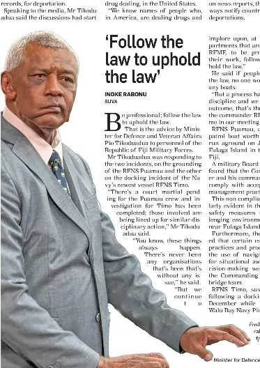 ‘Follow the law to uphold the law’ - PressReader