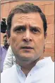  ??  ?? Rahul Gandhi