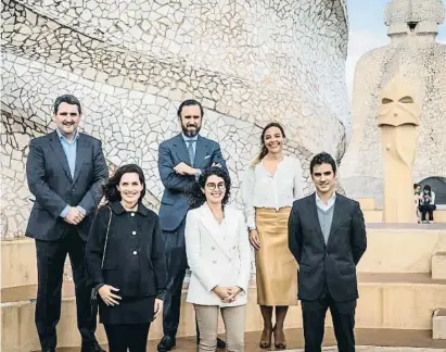  ?? Barcelo Teixidó ?? Román Campa, Patricia Lajara, Luis Martín Lostao, Patricia Cortada, Ana Costi i Jordi Argemí