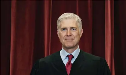  ?? Photograph: Erin Schaff/AP ?? Neil Gorsuch in 2021. The New York Times reports he and three other conservati­ve justices had no changes to Samuel Alito’s draft opinion.
