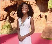  ?? GETTY IMAGES ?? JUST CAN’T WAIT: Shahadi Wright Joseph attends the world premiere of Disney’s ‘The Lion King’ in Hollywood.