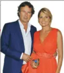  ??  ?? Simona Ventura, 53, e Gian Gerolamo Carraro, 53, hanno annunciato la loro separazion­e con un video in cui hanno detto: «Ci vorremo sempre bene».