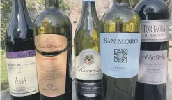  ?? ?? Italian wines from unusual grape varieties