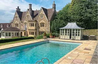  ?? ?? Refreshing: Church House in Potterne, Wiltshire, is on sale for £1.95 million