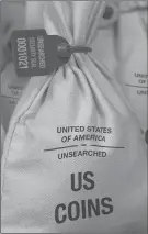  ?? ?? ■ UNSEARCHED: Each Bank Bag contains 50 U.S. Gov’t issued Morgan Silver Dollars.
Each coin is verified to meet a minimum collector grade of very good or above and the dates and mint marks are never searched by
Federated Mint to determine collector value.