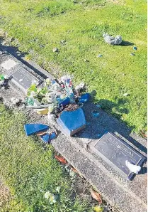 Vandals desecrate war graves - PressReader