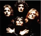  ?? ?? Queen’s Bohemian Rhapsody was No 1 for nine weeks