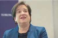  ?? RICK MADONIK TORONTO STAR ?? U.S. Supreme Court Justice Elena Kagan was in Toronto to receive an honorary law doctoral degree.