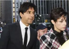  ?? MELISSA RENWICK/TORONTO STAR ?? Jian Ghomeshi appeared in court on Thursday with lawyer Marie Henein.