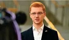  ?? ?? Greens MSP Ross Greer said that ‘faith was not the issue’ behind his party’s refusal to back Kate Forbes’s appointmen­t as Deputy First Minister