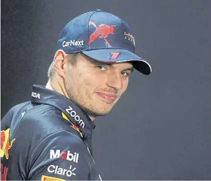  ?? REUTERS ?? Mad Max. Max Verstappen irá por su tercera corona mundial con su tremendo Red Bull.