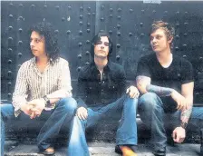  ??  ?? As they were.... Stuart Cable, Kelly Jones and Richard Jones of Stereophon­ics