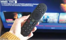  ?? Photograph: Samuel Gibbs/The Guardian ?? Streaming TV without a dish or fixed cable is clearly the future, but work is needed to make it better than Sky Q.