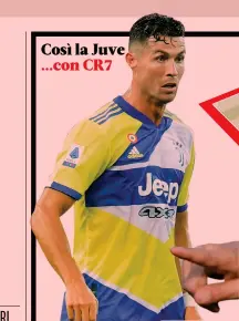  ??  ?? Così la Juve ...con CR7