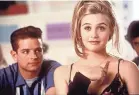  ?? ELIOTT MARKS ?? Alicia Silverston­e and Justin Walker in “Clueless.”