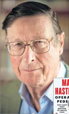  ??  ?? Local historian Sir Max Hastings Picture: Toby Madden