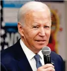  ?? ?? Faux pas: Joe Biden yesterday