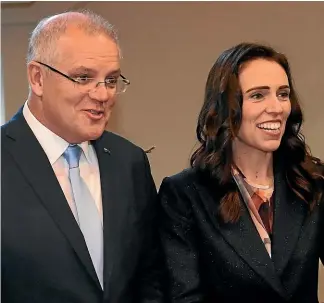  ??  ?? Jacinda Ardern doesn’t plan to ‘‘wag her finger’’ at Scott Morrison over climate change. But at some point, some prime minister is going to have to.