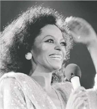  ?? PHILIPPE WOJAZER/AFP/GETTY IMAGES ?? Diana Ross’s 1980 album was a career turning point for the superstar.