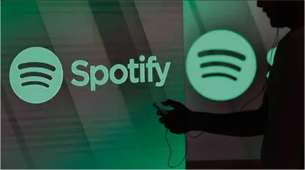  ?? — Bloomberg ?? According to an analyst, the record labels want Spotify to succeed but not too much.