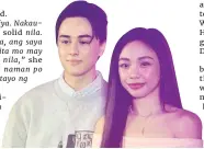  ??  ?? Edward Barber and Maymay Entrata