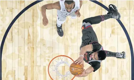  ?? EPA ?? Western Conference forward Anthony Davis dunks the ball during the NBA All-Star Game.