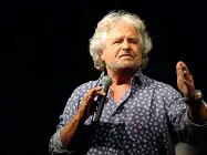  ??  ?? Leader Beppe Grillo padre nobile del Movimento