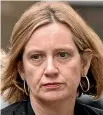  ?? PHOTO: GETTY IMAGES ?? British Home Secretary Amber Rudd has apologised to Caribbean migrants threatened with deportatio­n.