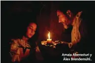  ??  ?? Amaia Aberasturi y Àlex Brendemühl..